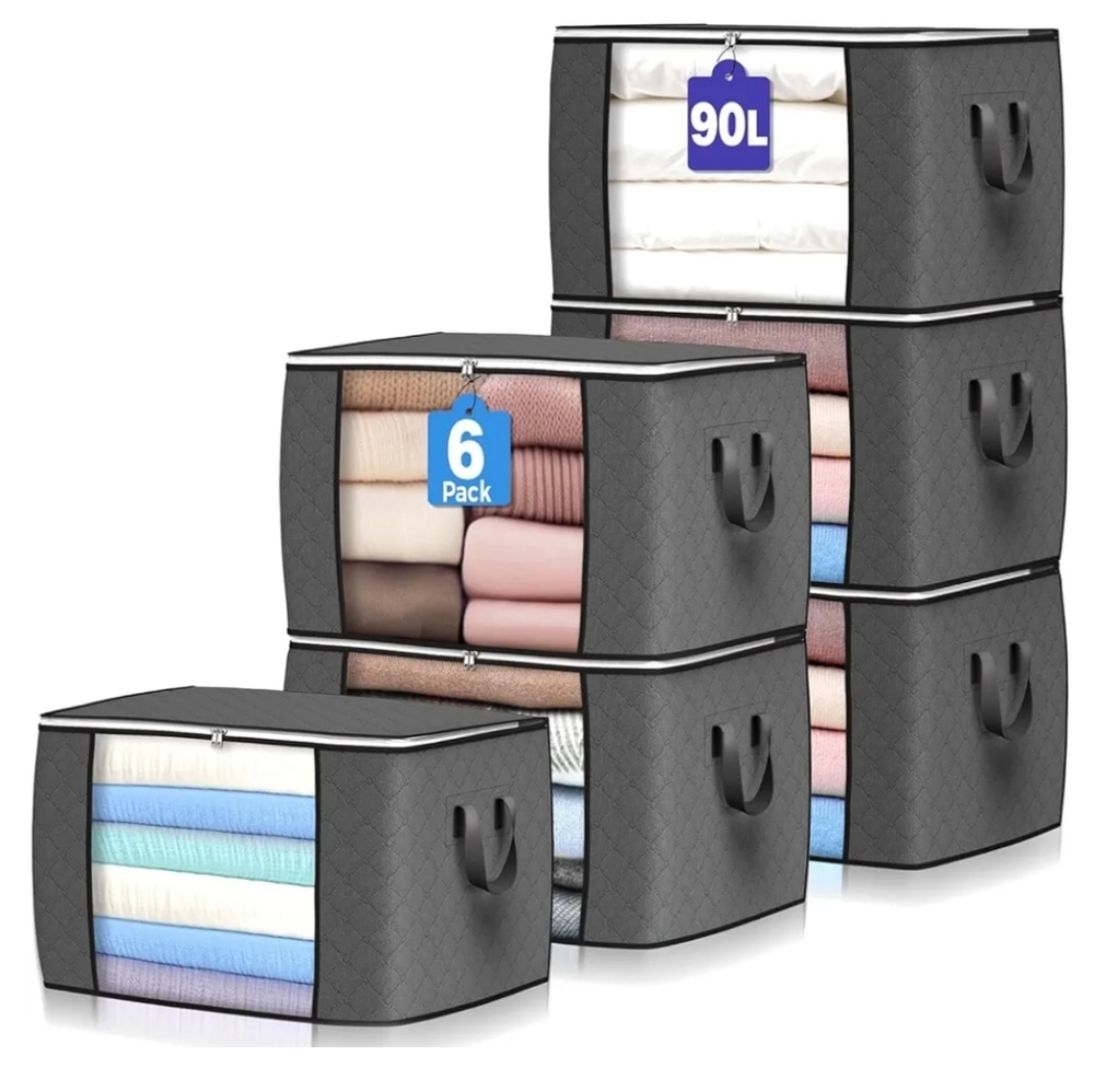 Gray Storage Organizer Set - 6 Pack